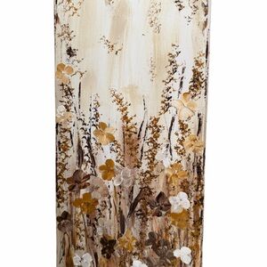 Original Artwork Acrylic’s On Canvas Field of Wild Flowers 10 x 20"